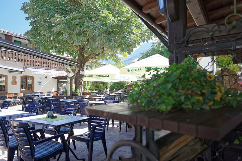 Gasthof Stern - Mittenwald - Biergarten